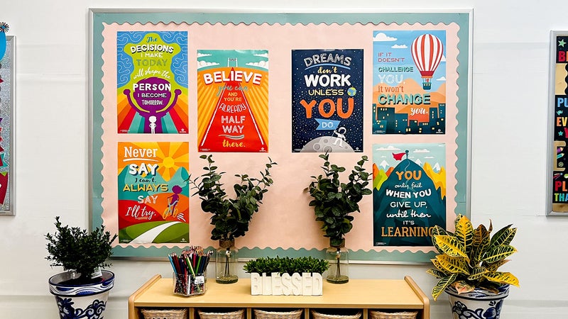 Sproutbrite Classroom Decorations - Motivational Posters - Educational and Inspirational Growth Mindset for Teacher and Students - Image 3
